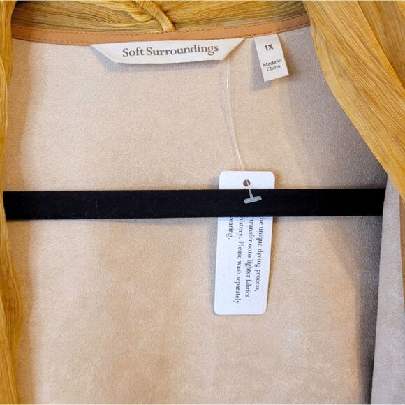 Soft Surroundings Floral Print Long Duster/ Coat - Picture 4 of 6